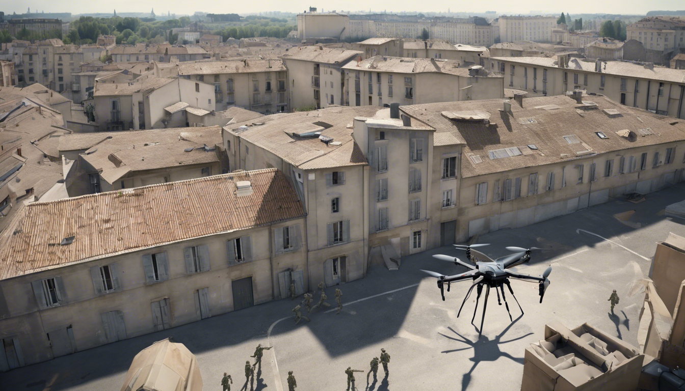 découvrez comment l'armée française utilise un mini-drone en milieu urbain à travers les coulisses d'un entraînement hors du commun.