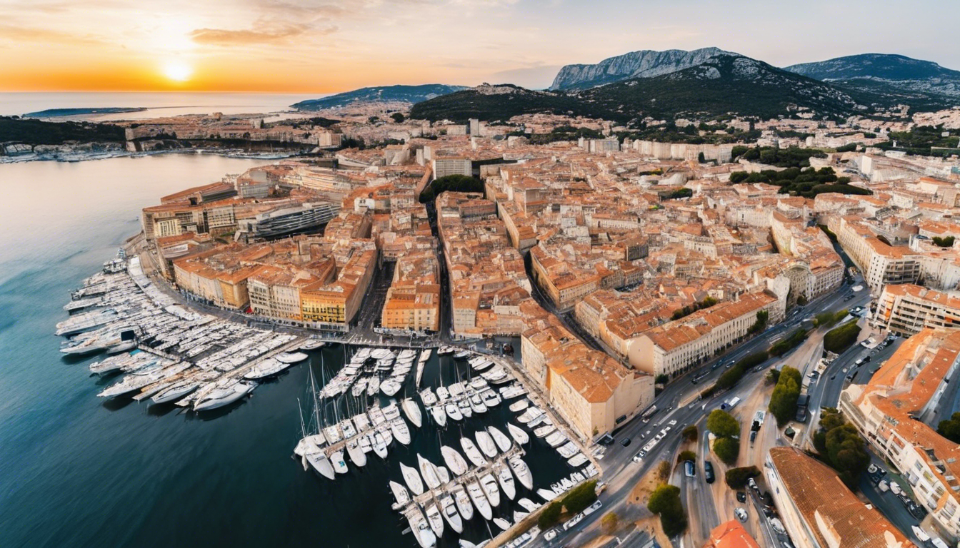 envie d'explorer toulon autrement ? louez un drone et vivez une expérience unique en survolant la ville et ses environs !