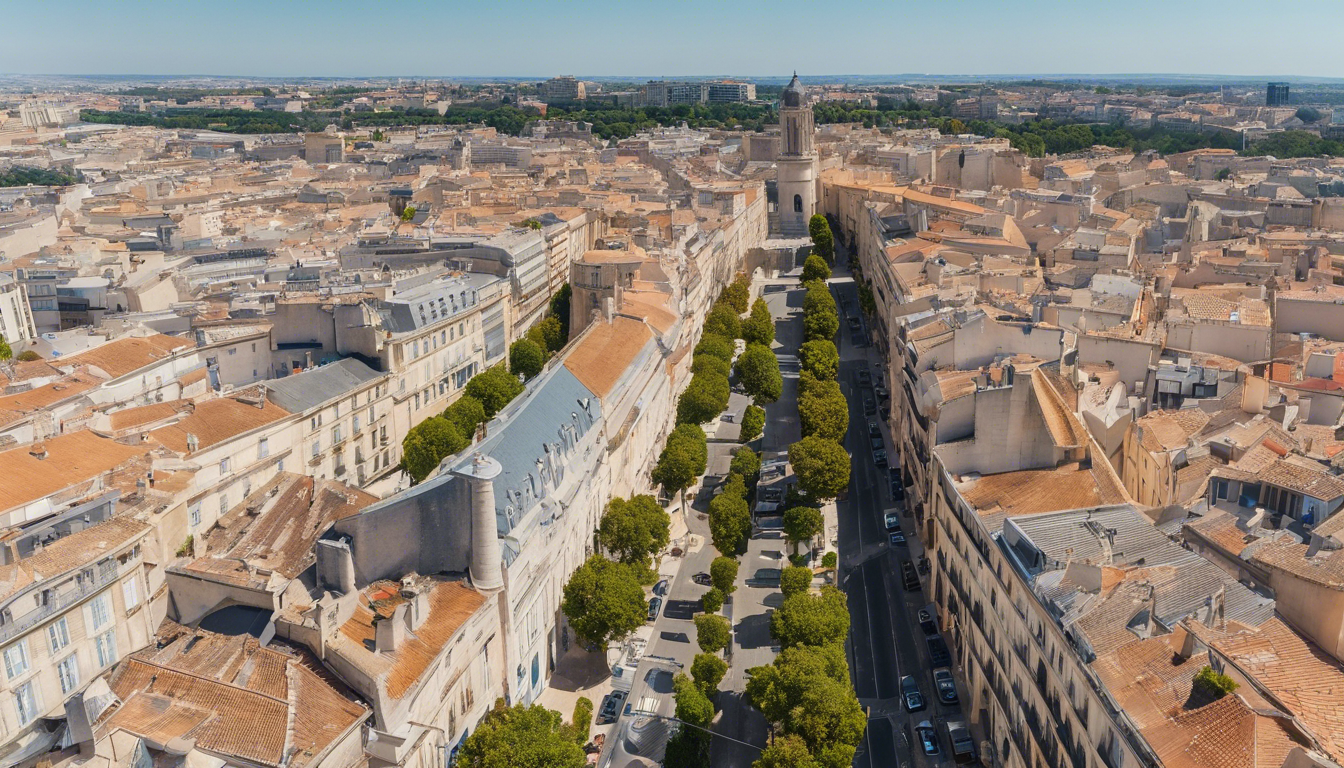 découvrez montpellier d'un nouvel angle en louant un drone dès maintenant pour survoler la ville et capturer des images uniques !