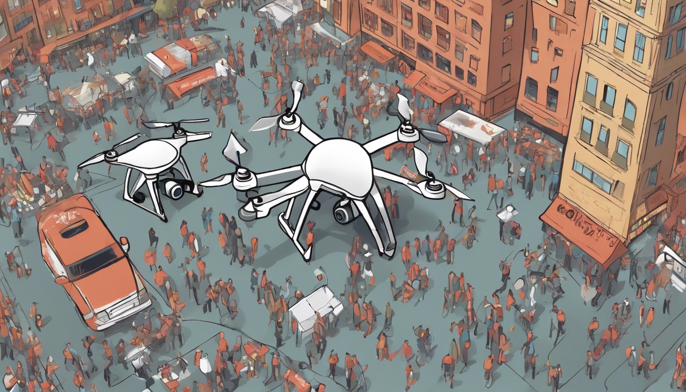 découvrez comment l'utilisation croissante des drones transforme radicalement l'organisation et la couverture médiatique des événements d'affaires.