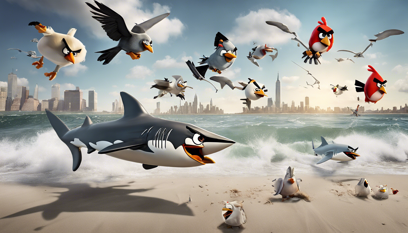 découvrez un récit fascinant où les angry birds affrontent les drones pour défendre les baigneurs des requins sur les plages de nyc. plongez dans ce mélange captivant de fiction et de réalité !