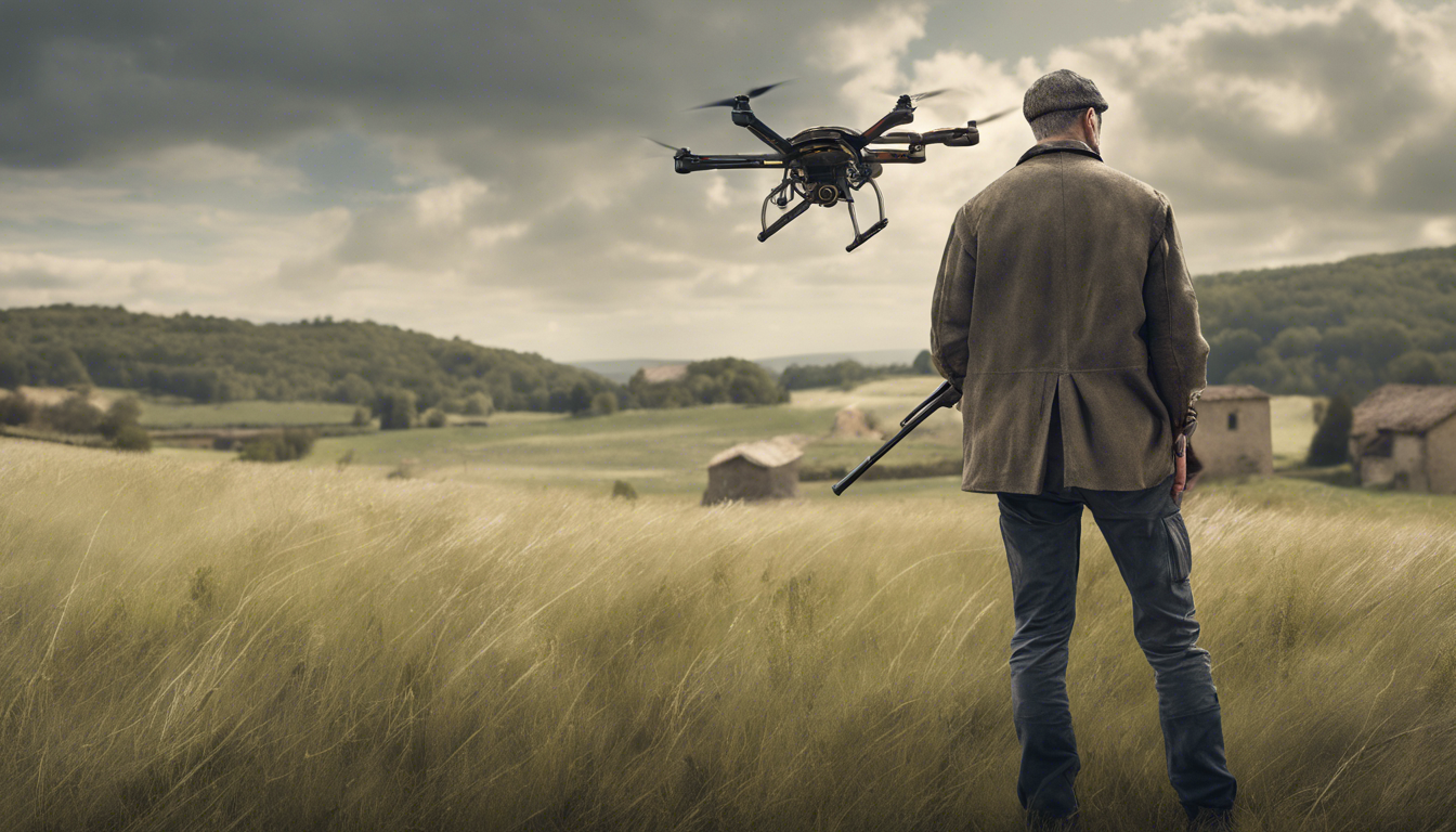 dans le vaucluse, un homme a tiré avec un fusil de chasse sur un drone d'enedis, persuadé d'être sous surveillance. cet incident soulève des questions sur la vie privée et l'utilisation des drones dans les zones résidentielles.