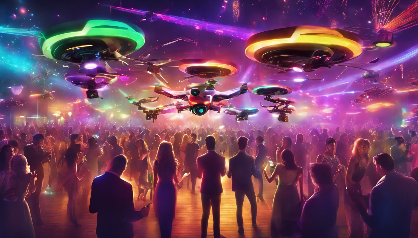 découvrez comment les drones peuvent transformer vos soirées en expériences inoubliables ! de la danse aérienne aux illuminations spectaculaires, explorez la dernière tendance festive qui émerveille vos invités et redéfinit le divertissement.