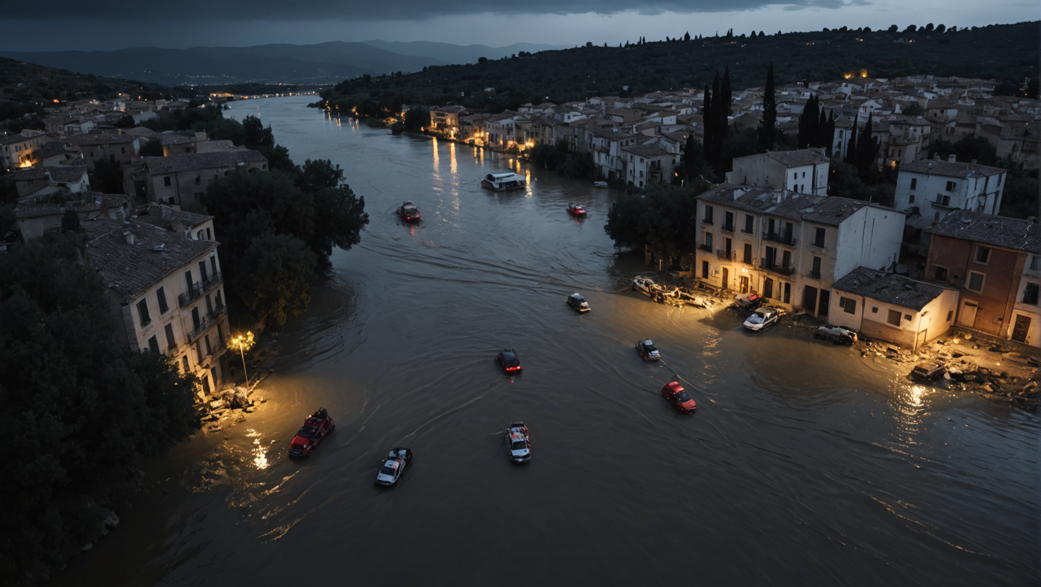 découvrez comment des drones innovants améliorent les opérations de recherche nocturnes pendant les inondations dévastatrices en espagne, offrant une visibilité cruciale et sauvant des vies.