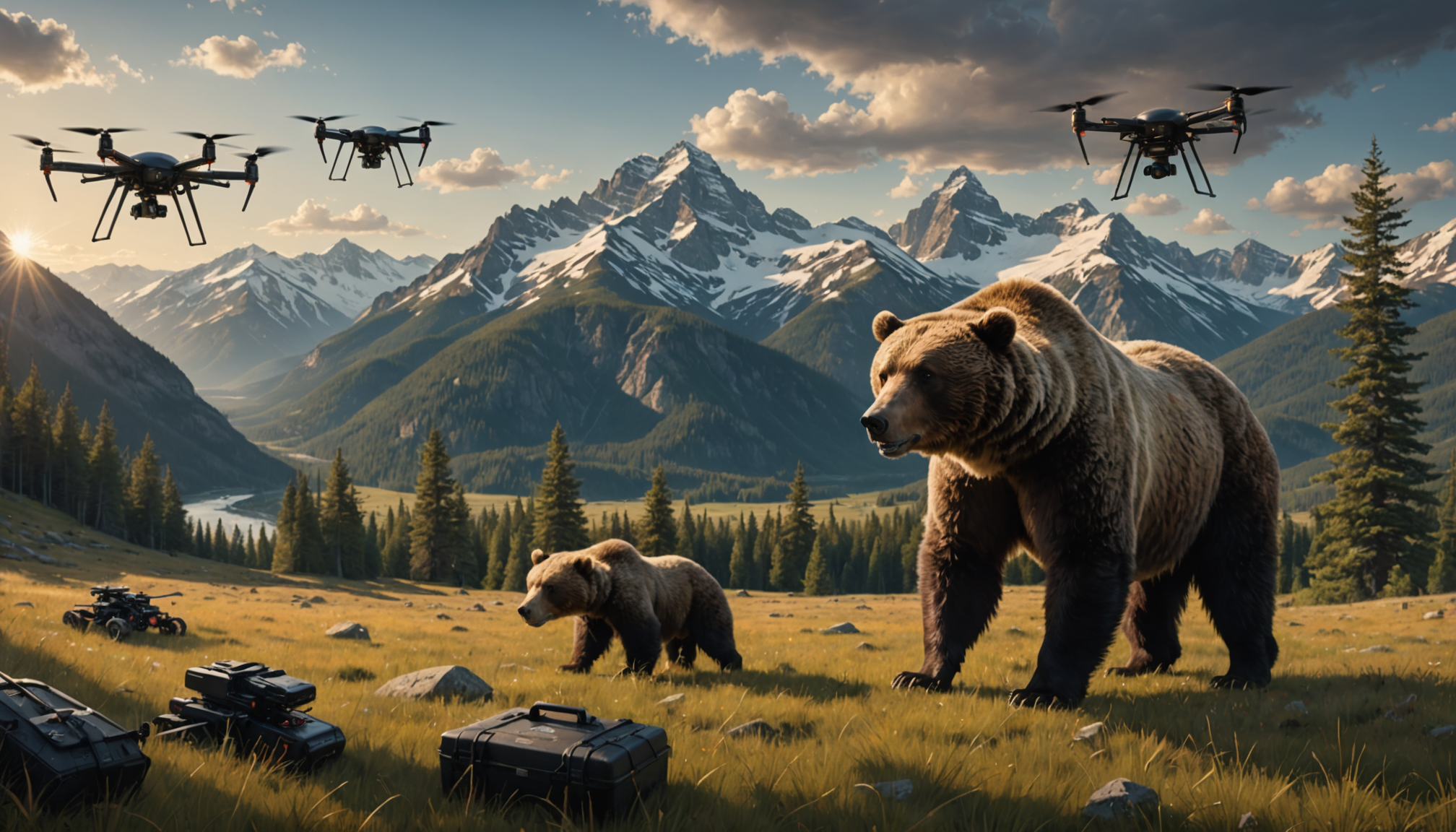 découvrez comment des drones innovants sont utilisés avec succès pour dissuader les ours grizzly dans le montana, selon une étude récente. une avancée technologique pour la protection de la faune et la sécurité des habitants.