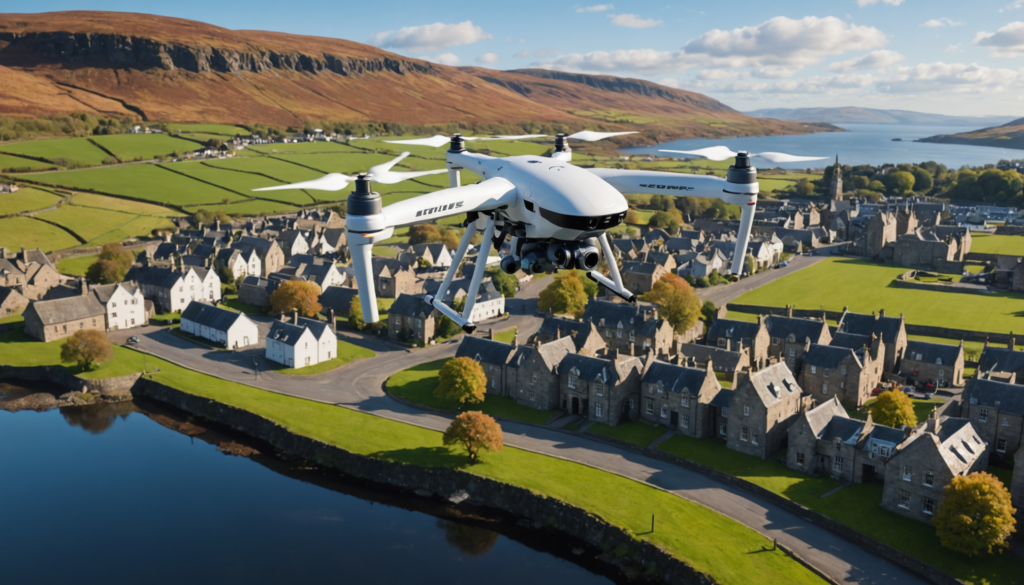Drone médical Ecosse : des essais de transport de livraison - Animation ...