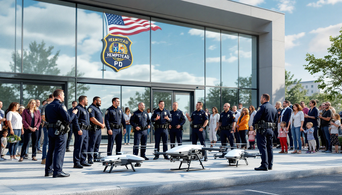 découvrez comment la police de hempstead innove en inaugurant le premier programme de drones comme premiers intervenants dans l'état de new york, renforçant ainsi la sécurité et l'efficacité des interventions d'urgence.