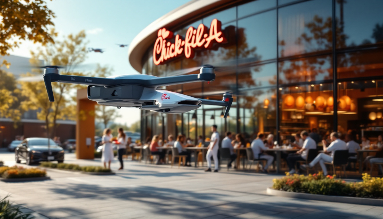 découvrez comment chick-fil-a révolutionne ses opérations grâce aux drones, améliorant l'efficacité des livraisons et enrichissant l'expérience client. plongez dans l'innovation de la restauration rapide avec cette technologie de pointe.