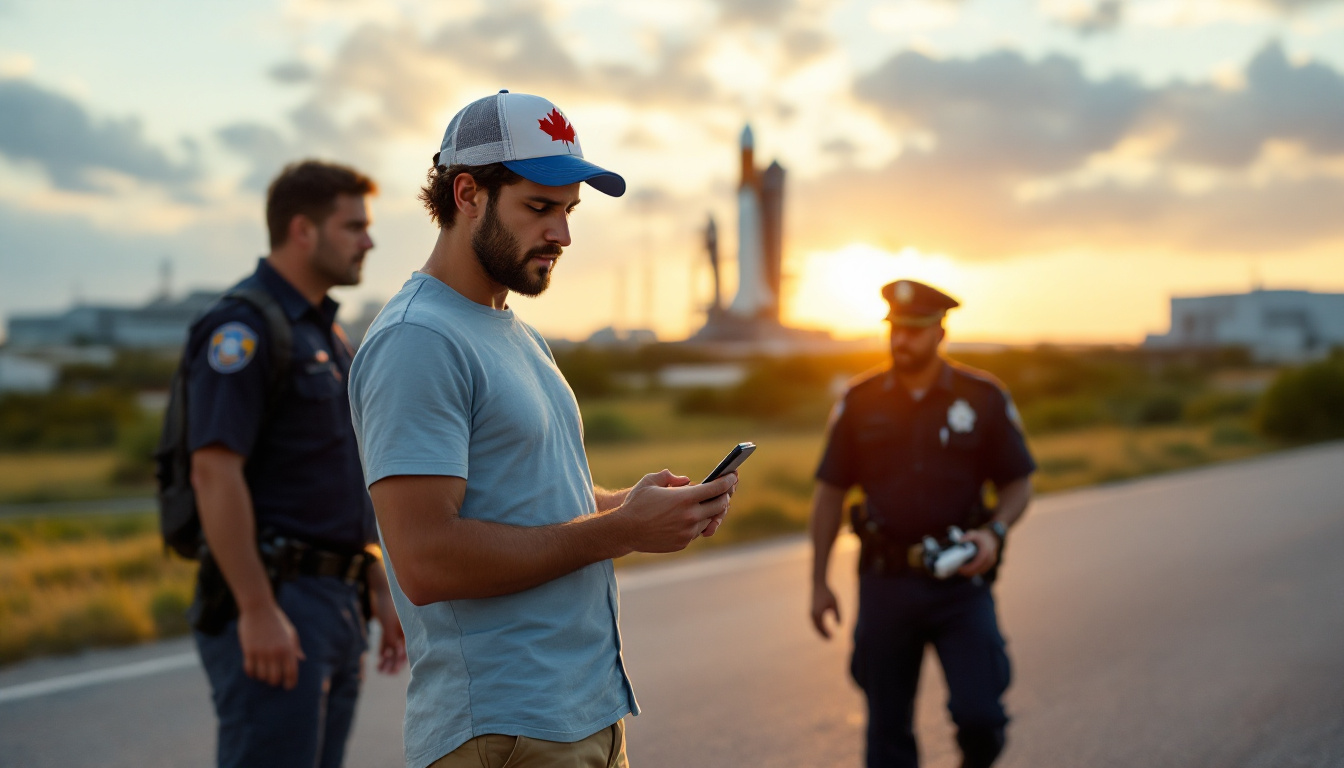 découvrez l'histoire d'un touriste canadien accusé d'avoir pris des photos illégales avec un drone à la cape canaveral space force station. explorez les implications légales et les défis liés à la sécurité dans des zones sensibles.