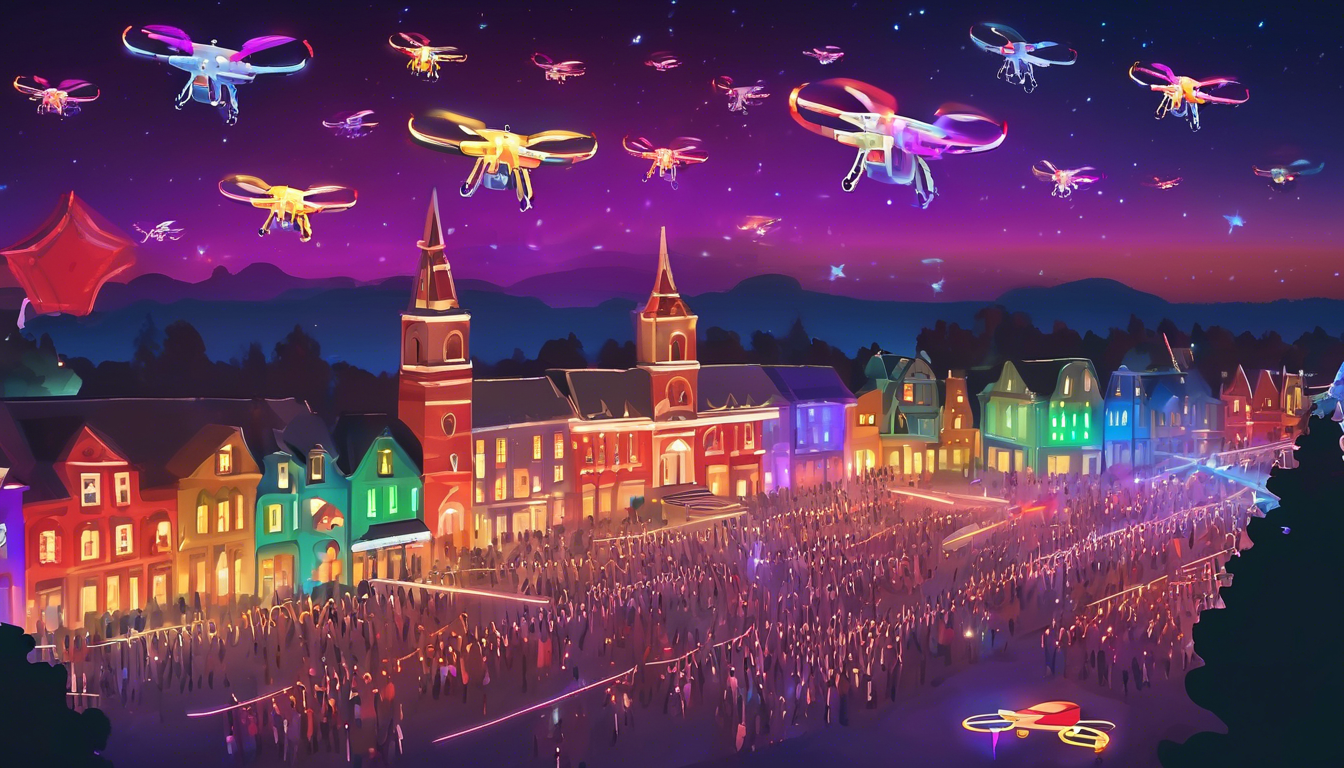 découvrez comment les drones révolutionnent les célébrations des fêtes nationales avec des spectacles lumineux éblouissants. plongez dans cette nouvelle tendance festive qui allie technologie et magie, et transformez vos soirées en expériences inoubliables.