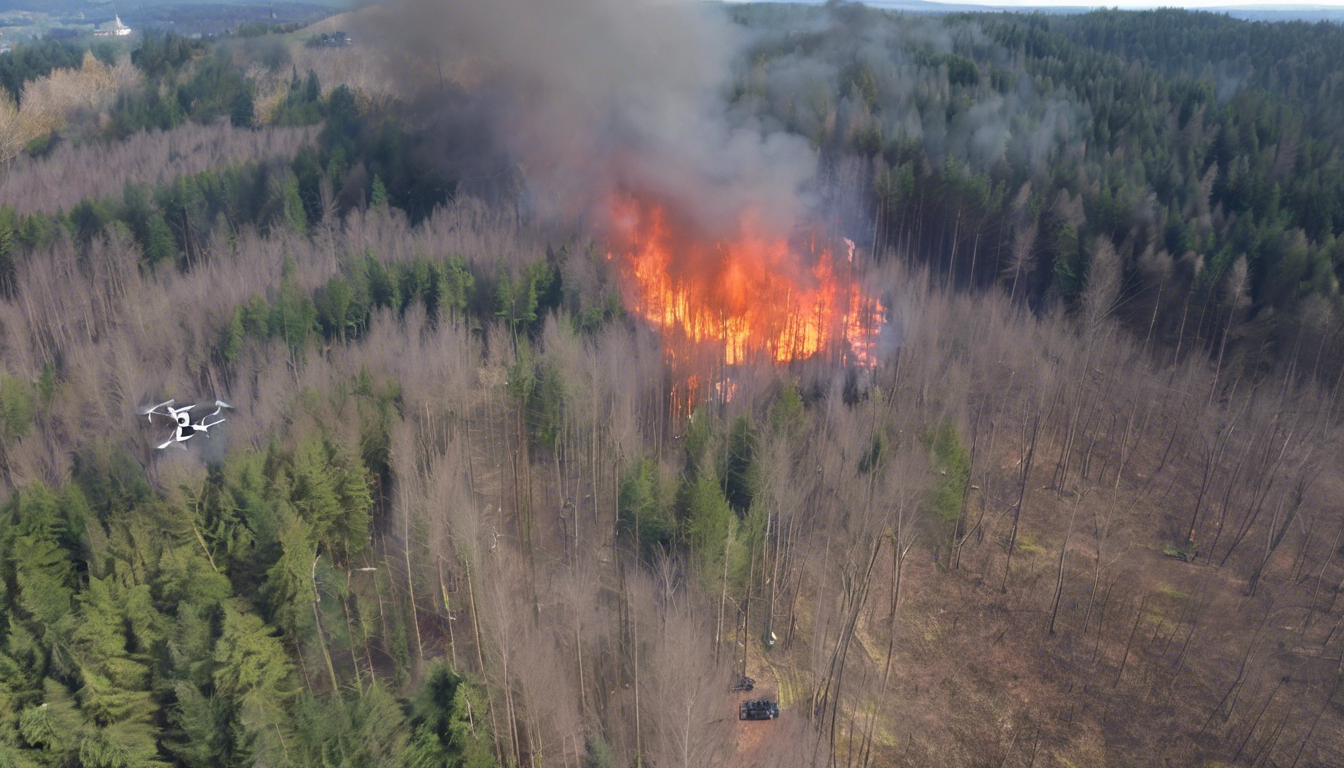 découvrez notre drone intelligent conçu pour détecter avec précision les incendies dans les forêts allemandes. grâce à sa technologie avancée, il permet une surveillance proactive et une intervention rapide, protégeant ainsi notre environnement et nos ressources naturelles.