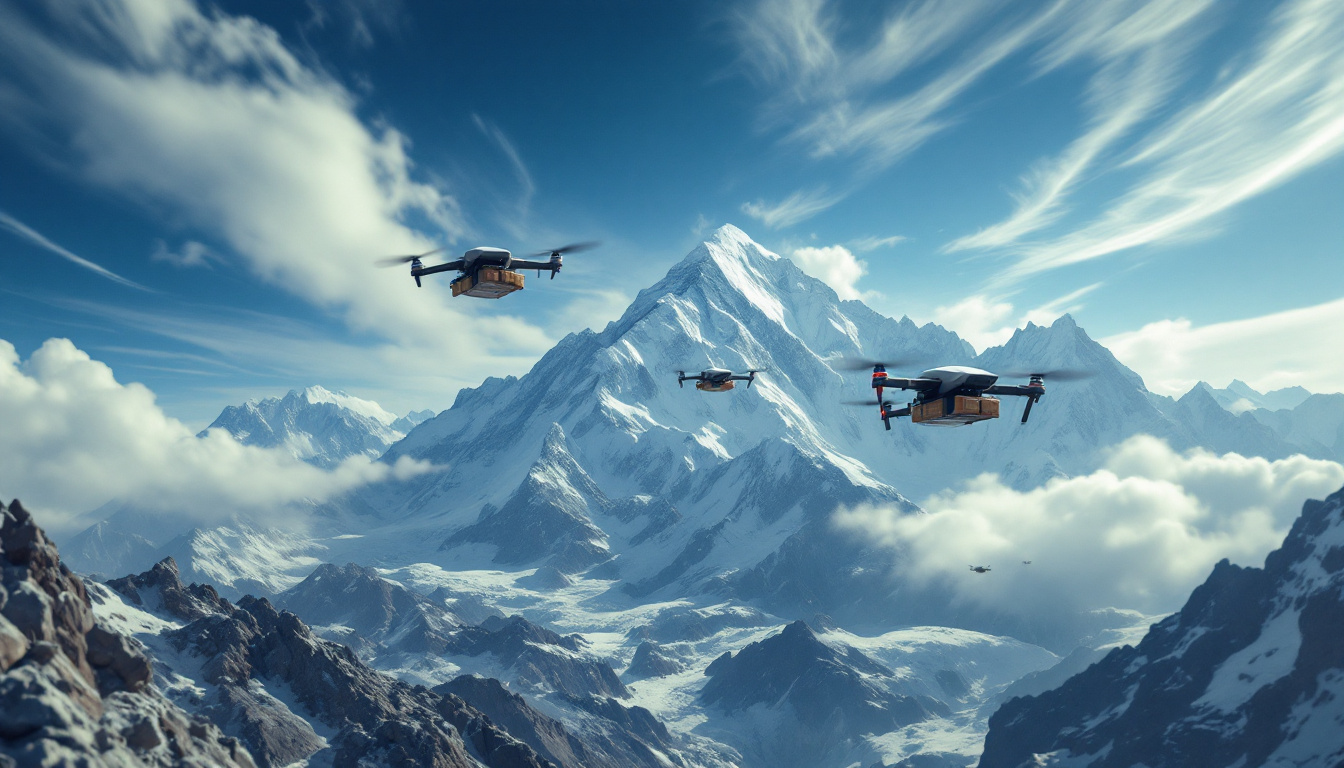 découvrez comment des drones innovants s'envolent vers l'everest pour mener des missions de ravitaillement cruciales vers les camps en haute altitude. une avancée technologique qui pourrait révolutionner le soutien logistique en milieu extrême.