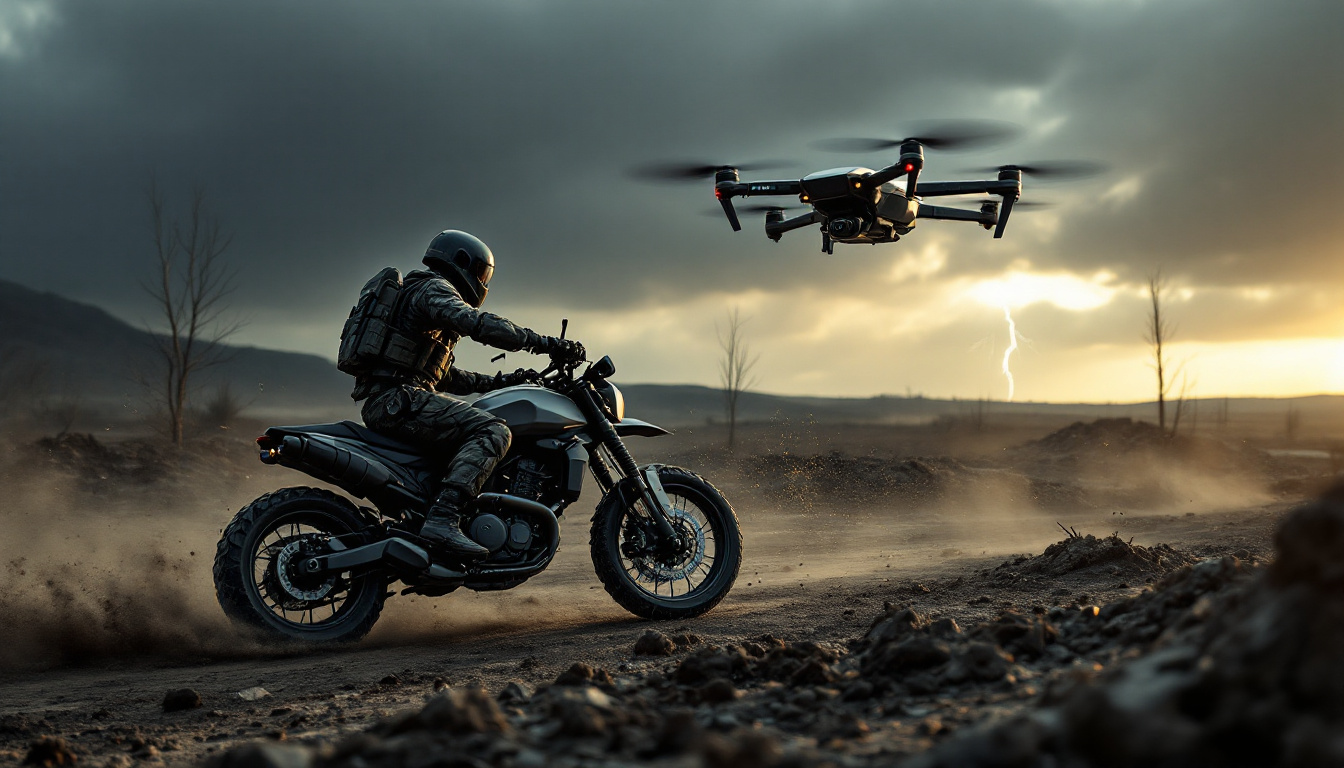 découvrez comment l'utilisation innovante des drones en ukraine, associée aux motocyclettes, révolutionne les tactiques de combat sur le terrain. plongez dans une analyse des stratégies militaires modernes et leur impact sur le conflit.