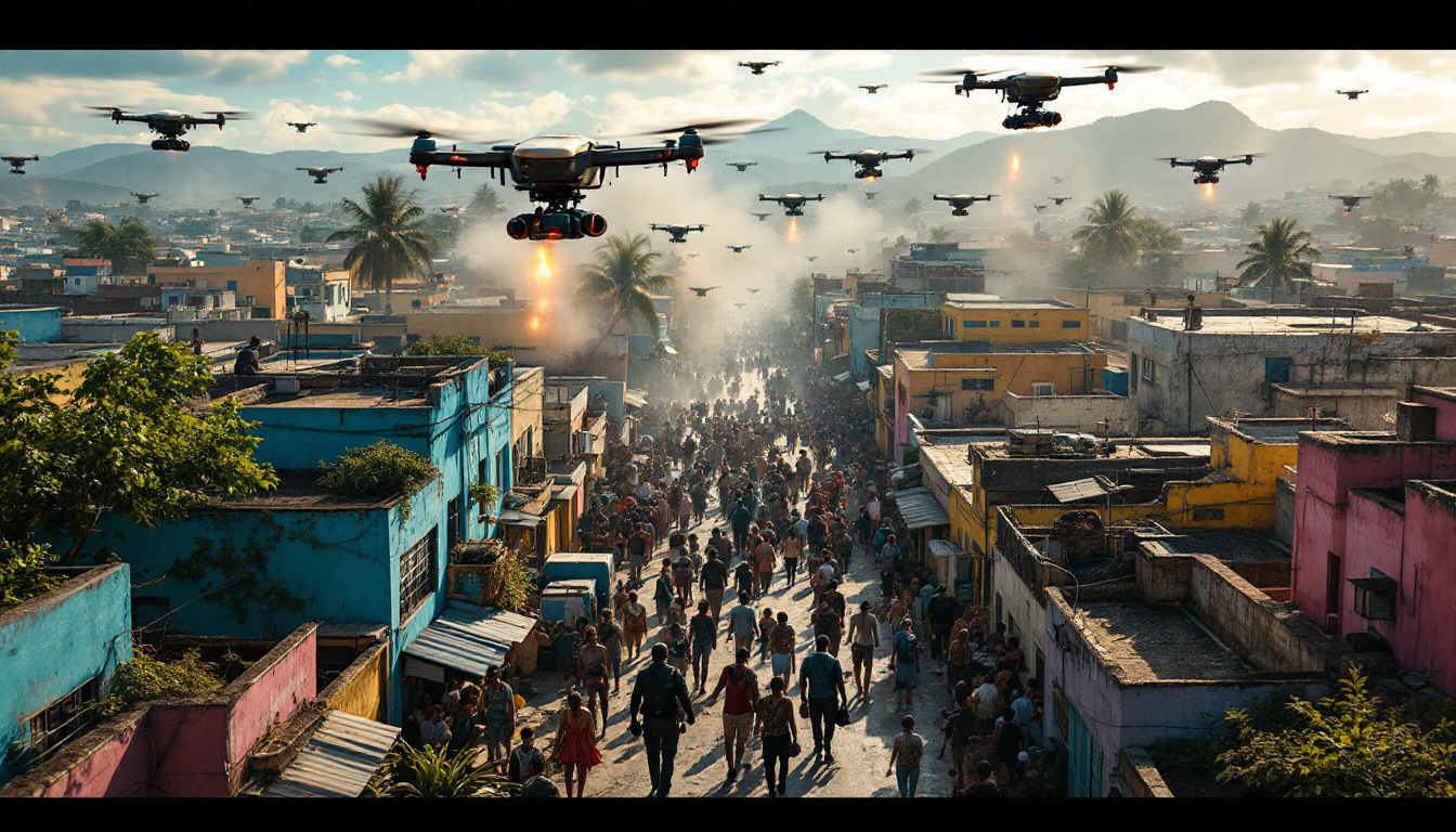 découvrez comment haïti déploie des drones explosifs dans sa lutte contre la violence des gangs à port-au-prince, une initiative controversée qui soulève des questions sur la sécurité et les droits humains.