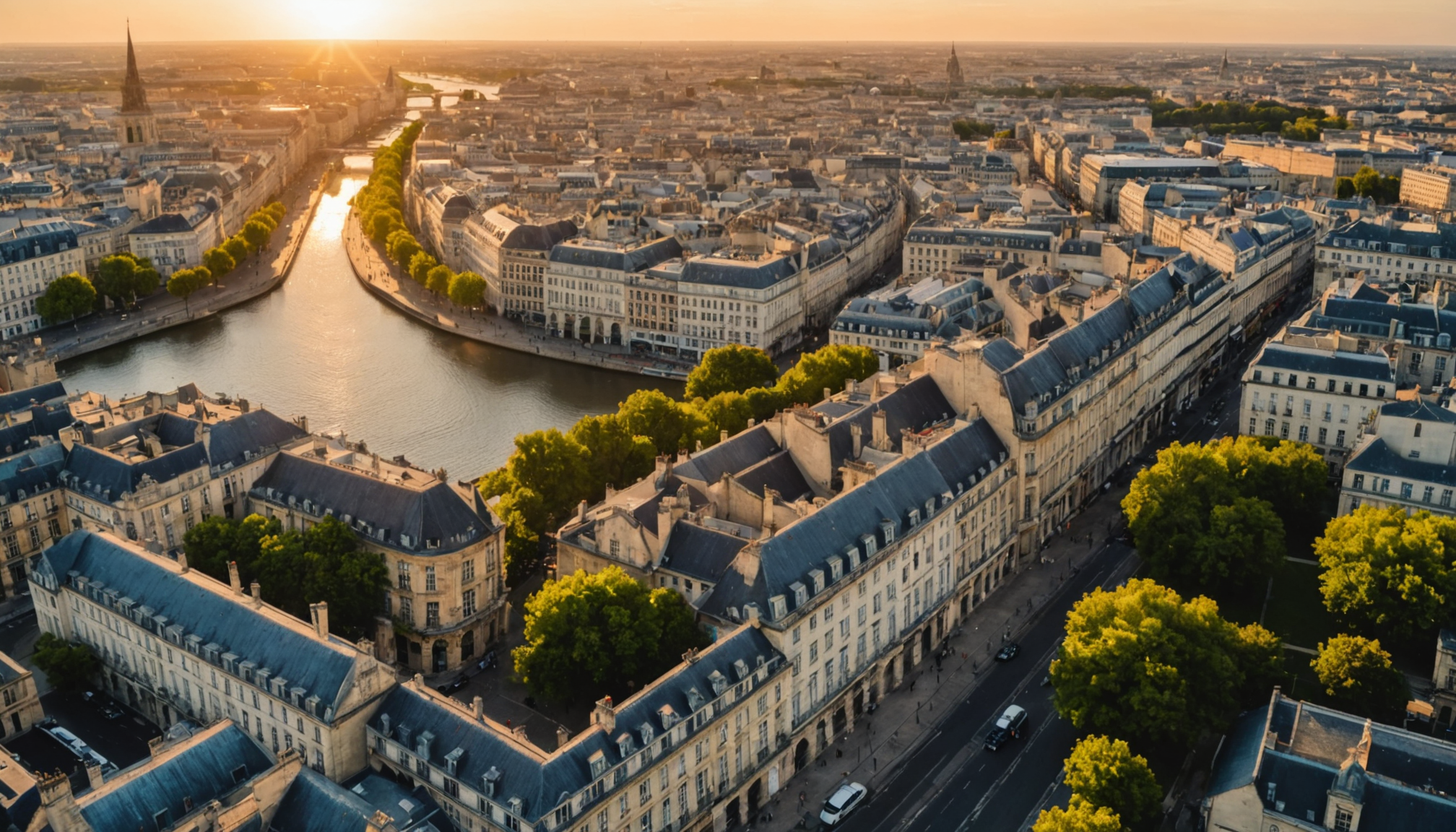découvrez bordeaux comme jamais auparavant grâce à nos prises de vue époustouflantes par drone. volez au-dessus des monuments emblématiques et explorez la beauté cachée de cette magnifique ville. une aventure inoubliable vous attend !