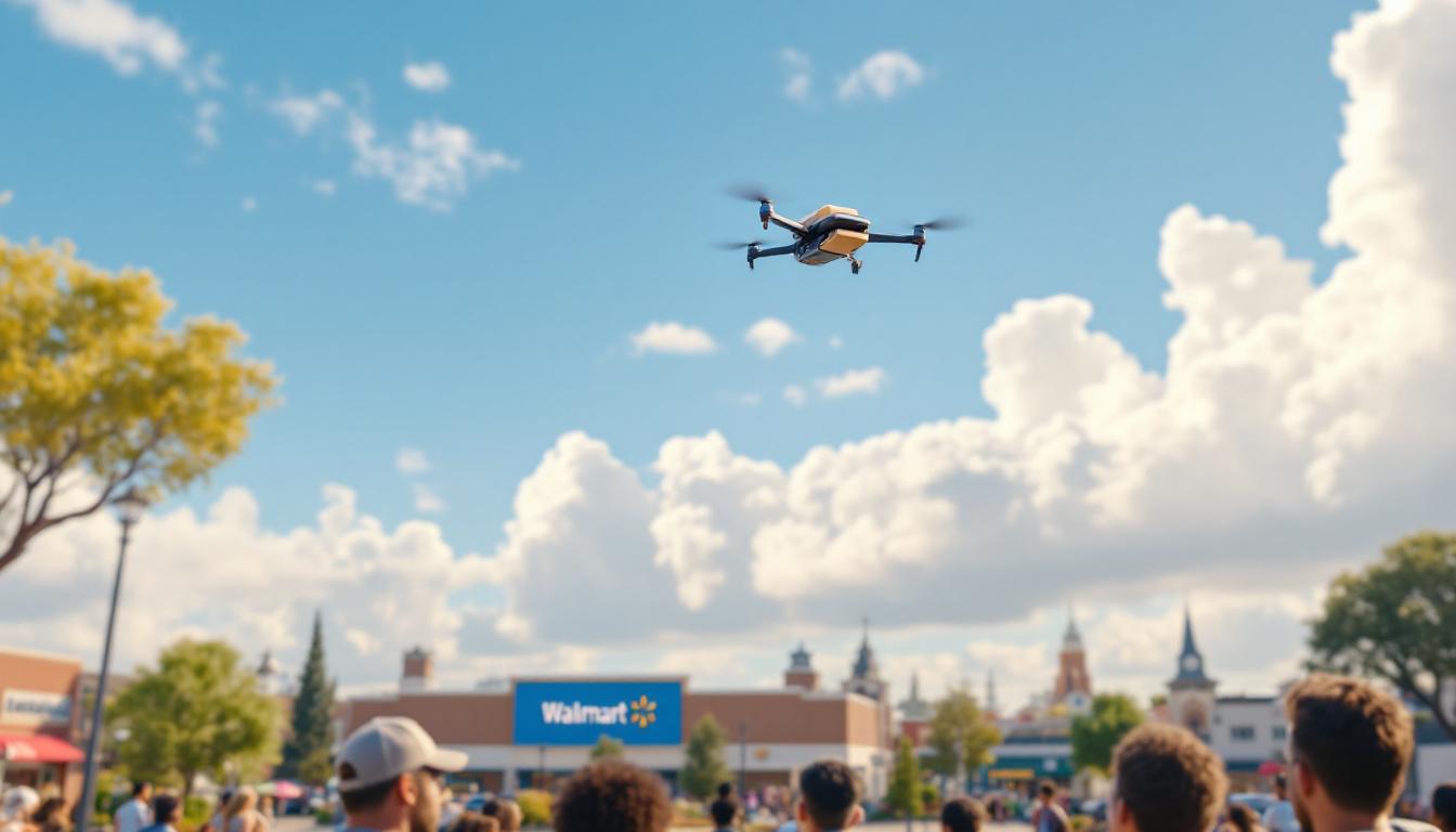 découvrez comment walmart étend son service de livraison par drone à trois nouveaux états en 2025, révolutionnant ainsi l'expérience d'achat en ligne grâce à des livraisons rapides et efficaces. restez informé des dernières innovations et de l'impact sur le commerce de détail.