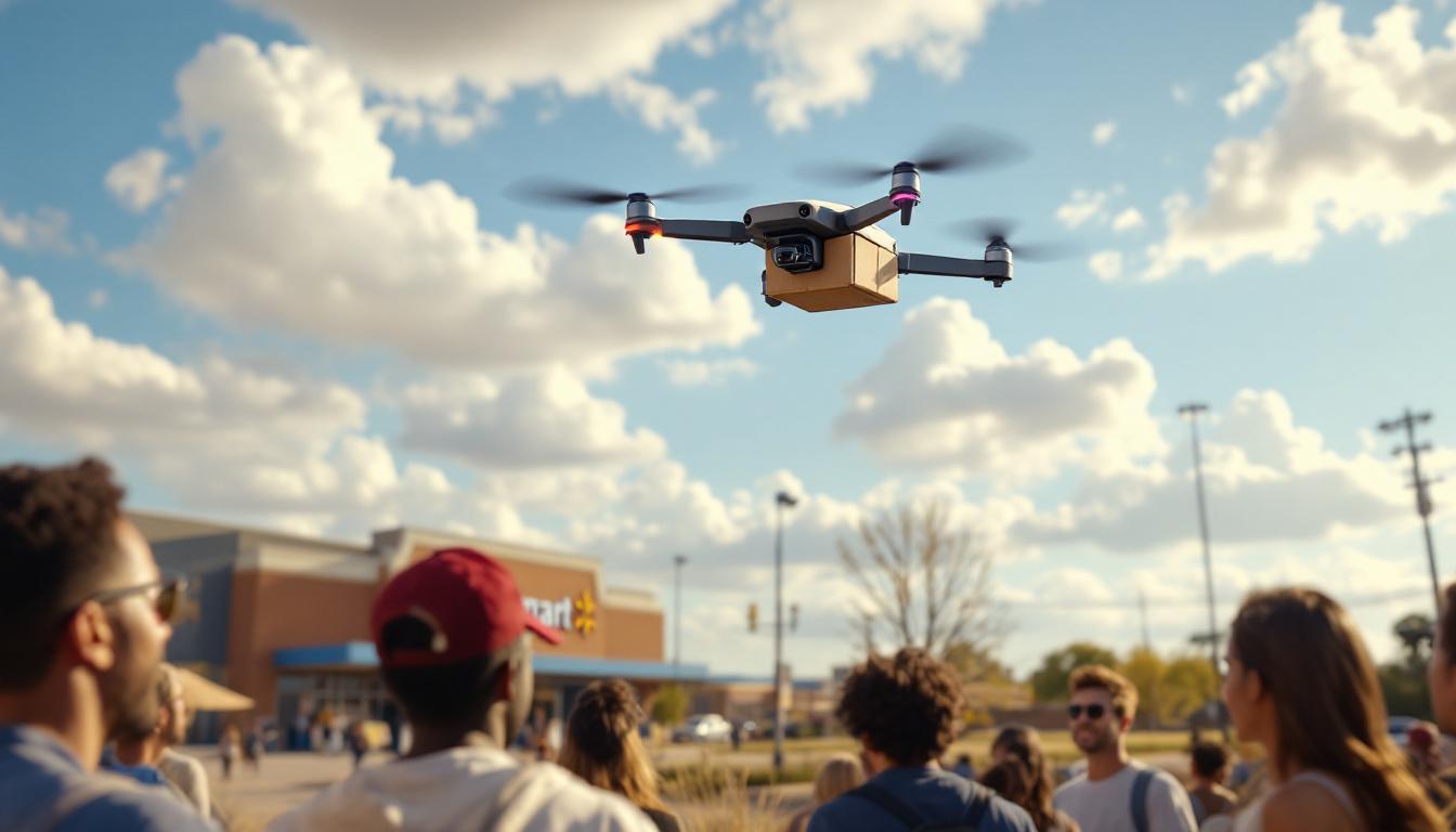 découvrez comment walmart étend son service innovant de livraison par drone à trois nouveaux états en 2025, révolutionnant l'expérience d'achat et offrant une commodité inégalée à ses clients.