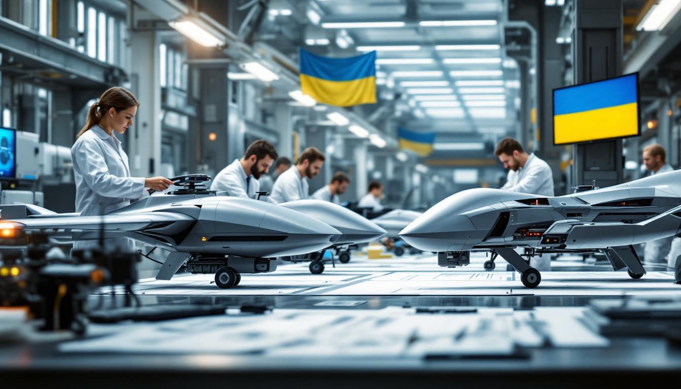 l'ukraine accélère le développement de son industrie de défense avec un investissement stratégique de 43 milliards de dollars dans les drones, comme l'a déclaré le président zelenskyy. découvrez les implications de cette initiative pour la sécurité nationale et le renforcement des capacités militaires.