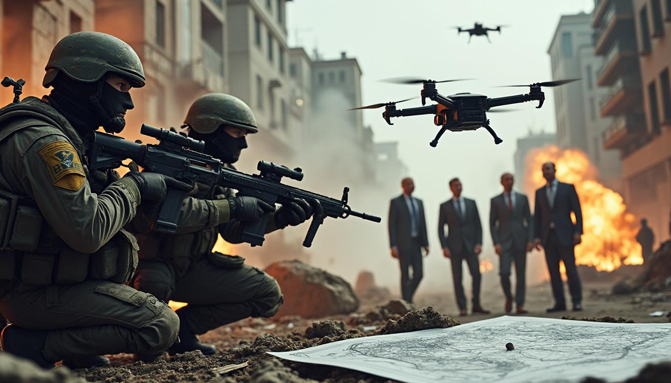 découvrez comment un groupe de jeunes soldats se mobilise pour neutraliser des drones menaçants, alors que les dirigeants demeurent passifs face au projet controversé flytrap. une plongée captivante dans un monde où courage et inaction s'affrontent.