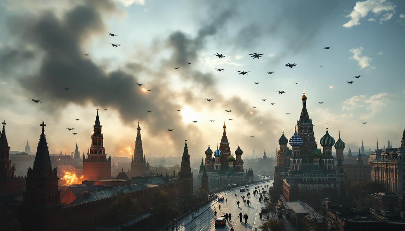 découvrez comment les récentes attaques de drones ukrainiens perturbent l'espace aérien de moscou, mettant en lumière l'escalade inquiétante de la guerre des uav et ses implications géopolitiques.