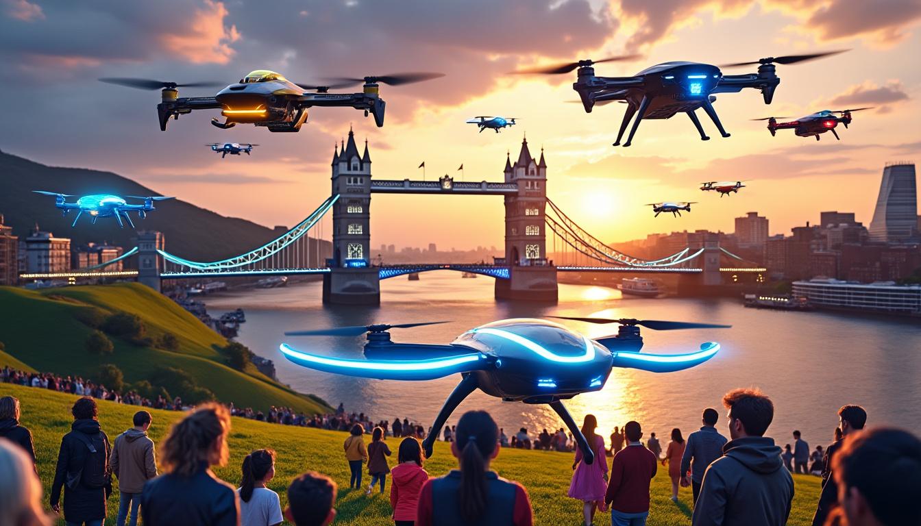 découvrez comment un défi de drones au royaume-uni attire des talents du monde entier, réunissant des designs innovants et des compétences techniques exceptionnelles dans une compétition palpitante.