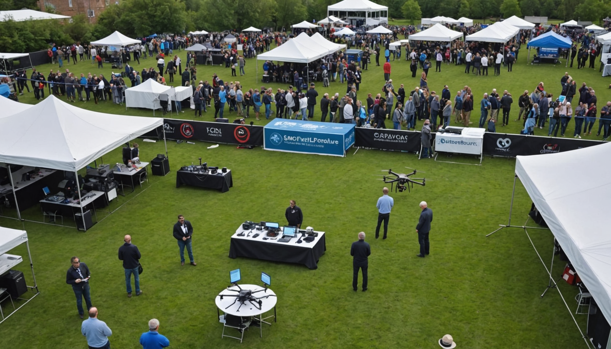 découvrez comment l'utilisation de drones transforme l'organisation et l'expérience des salons de l'emploi étudiant, facilitant les rencontres, la diffusion d'informations et l'engagement des participants.