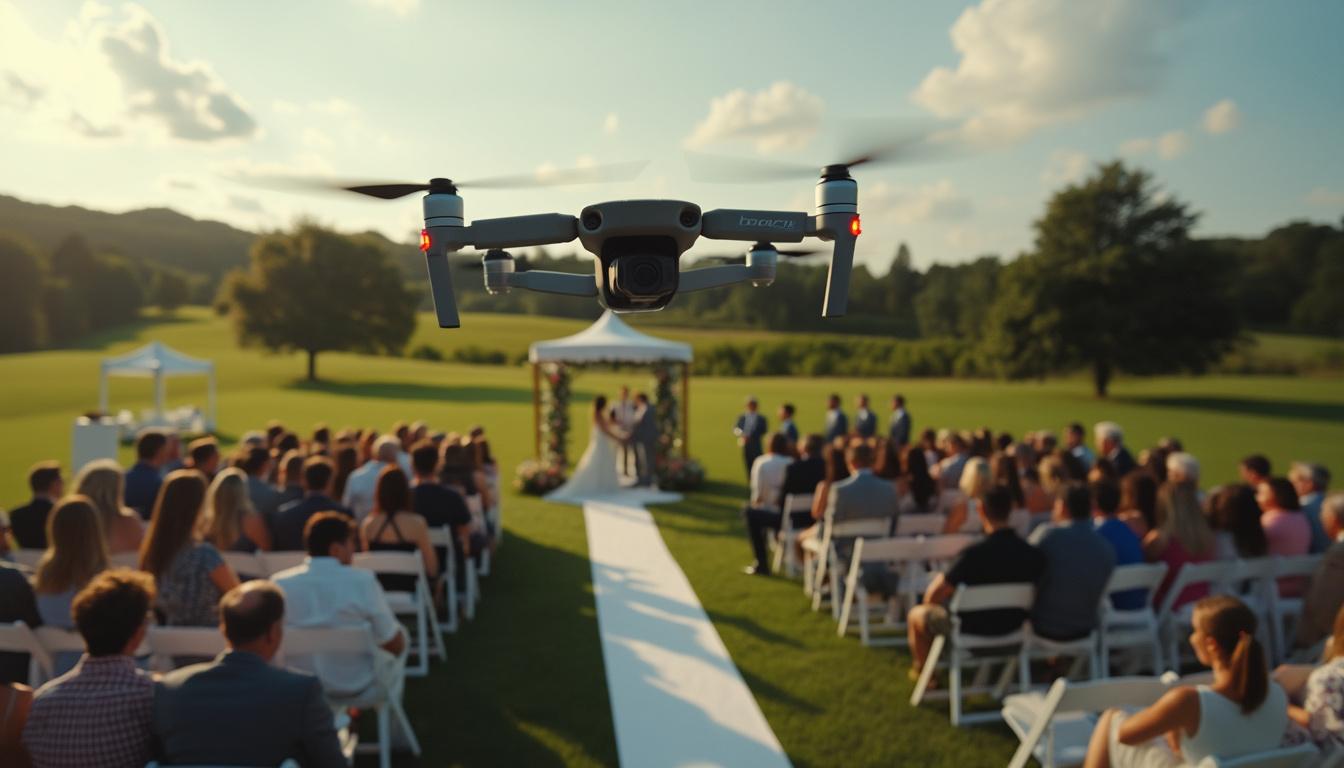 découvrez notre service de location de drones pour sublimer vos événements spéciaux : mariages, anniversaires, festivals ou séminaires. capturez des images et vidéos aériennes inoubliables grâce à une technologie de pointe et une équipe professionnelle.