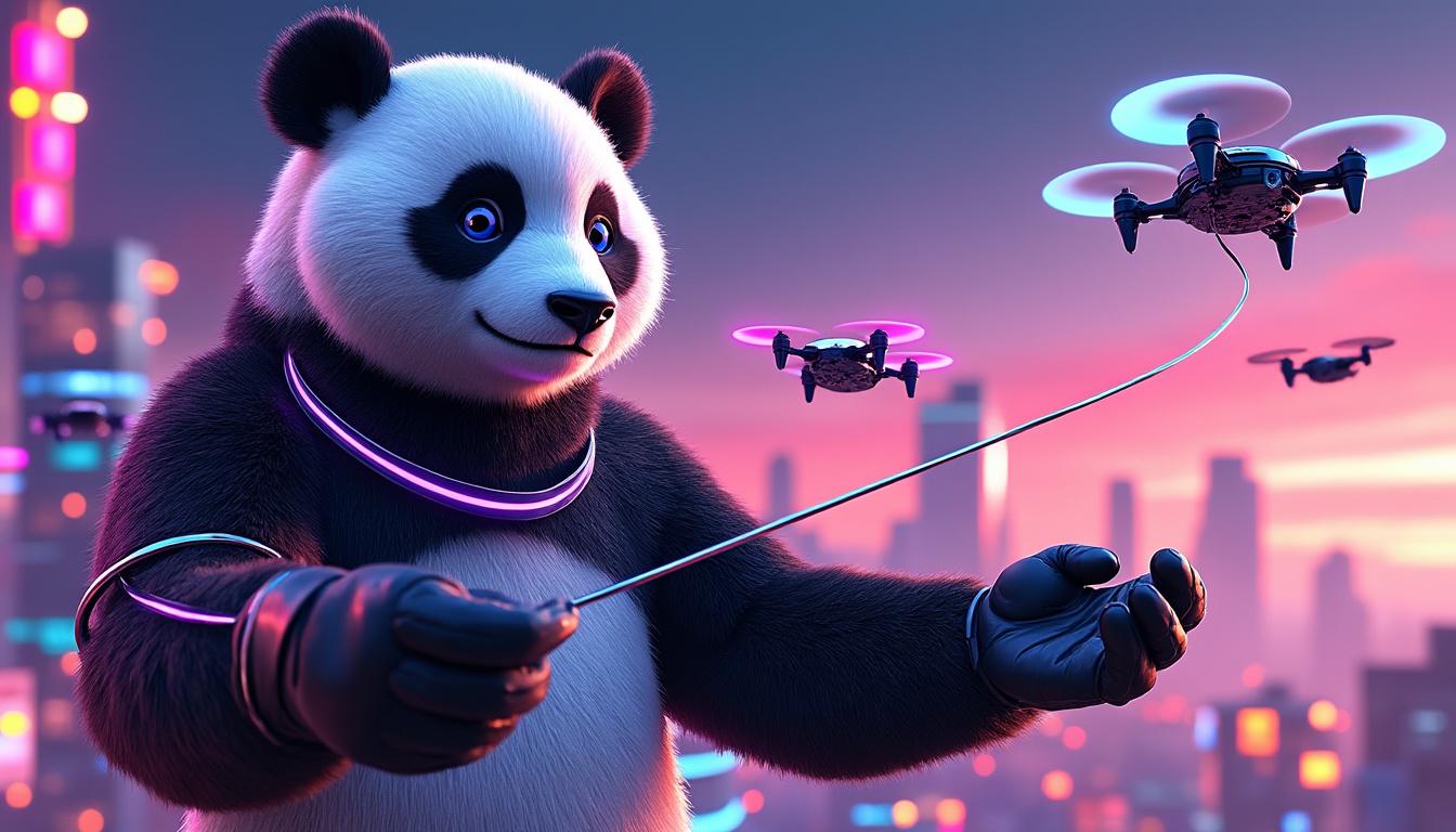 découvrez comment la pan-da de bolawrap utilise une technologie innovante pour capturer des drones en plein vol, à la manière d'un lasso sorti tout droit de la science-fiction. une avancée surprenante pour la sécurité et le contrôle des espaces aériens.