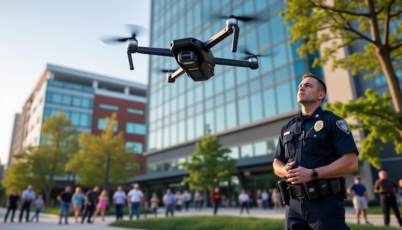 découvrez comment la police d'oak brook révolutionne la sécurité en illinois en déployant le tout premier drone entièrement autonome utilisé comme premier intervenant lors des urgences.
