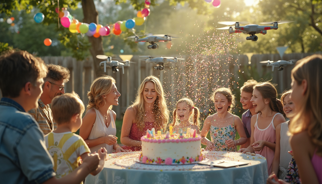 organisez un anniversaire unique et mémorable avec des animations drones ! découvrez comment la technologie transforme vos fêtes en expériences sensationnelles et émerveille petits et grands.