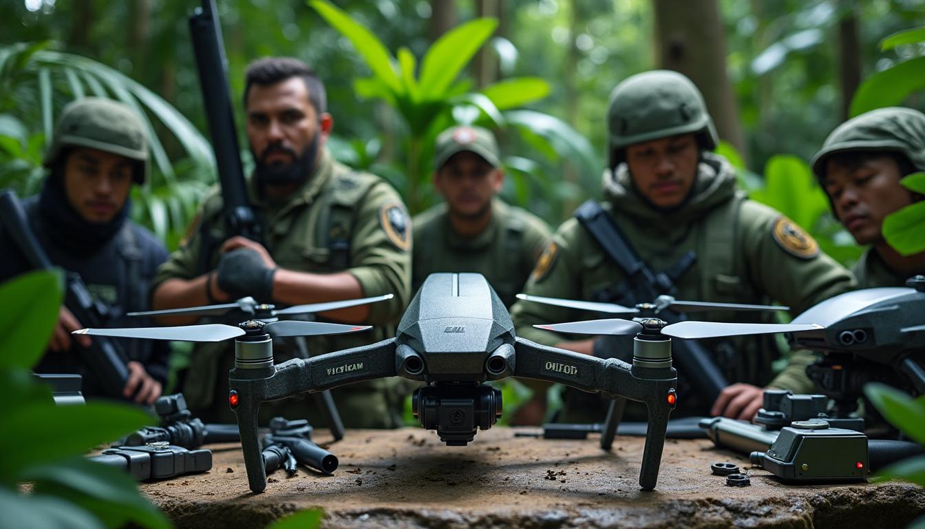 découvrez comment des militants en colombie détournent des drones dji pour les transformer en armes redoutables, révélant de nouveaux enjeux de sécurité et d’innovation dans les conflits modernes.