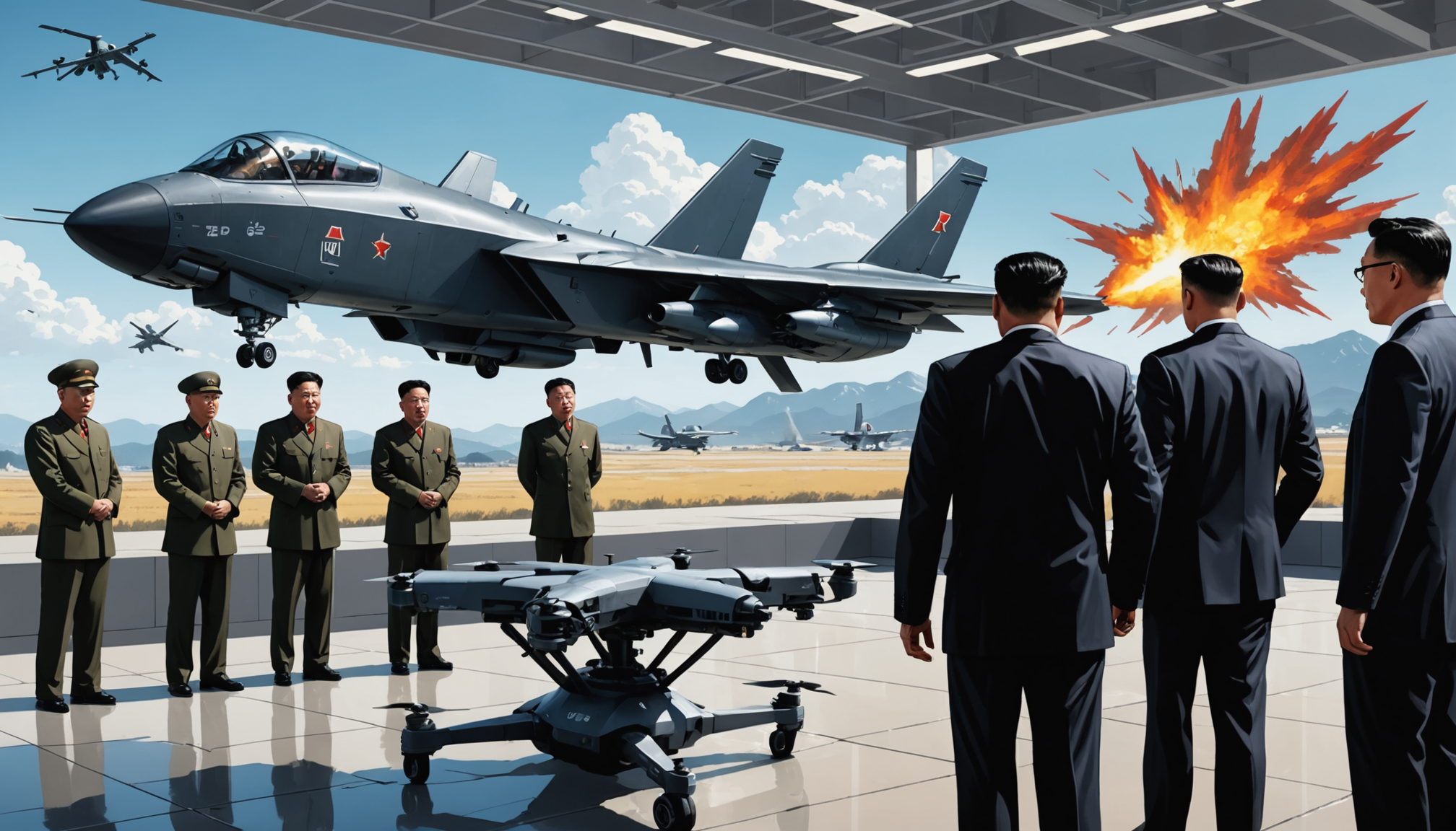 découvrez comment kim jong un mise sur les drones d'attaque et l'intelligence artificielle pour renforcer la puissance militaire de la corée du nord, marquant un tournant technologique stratégique dans la région.