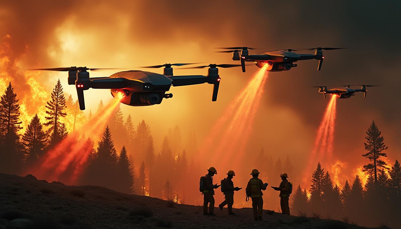 découvrez comment l’alliance des drones et de l’intelligence artificielle révolutionne la lutte contre les incendies de forêt : détection rapide, surveillance en temps réel et interventions plus efficaces pour protéger nos espaces naturels.