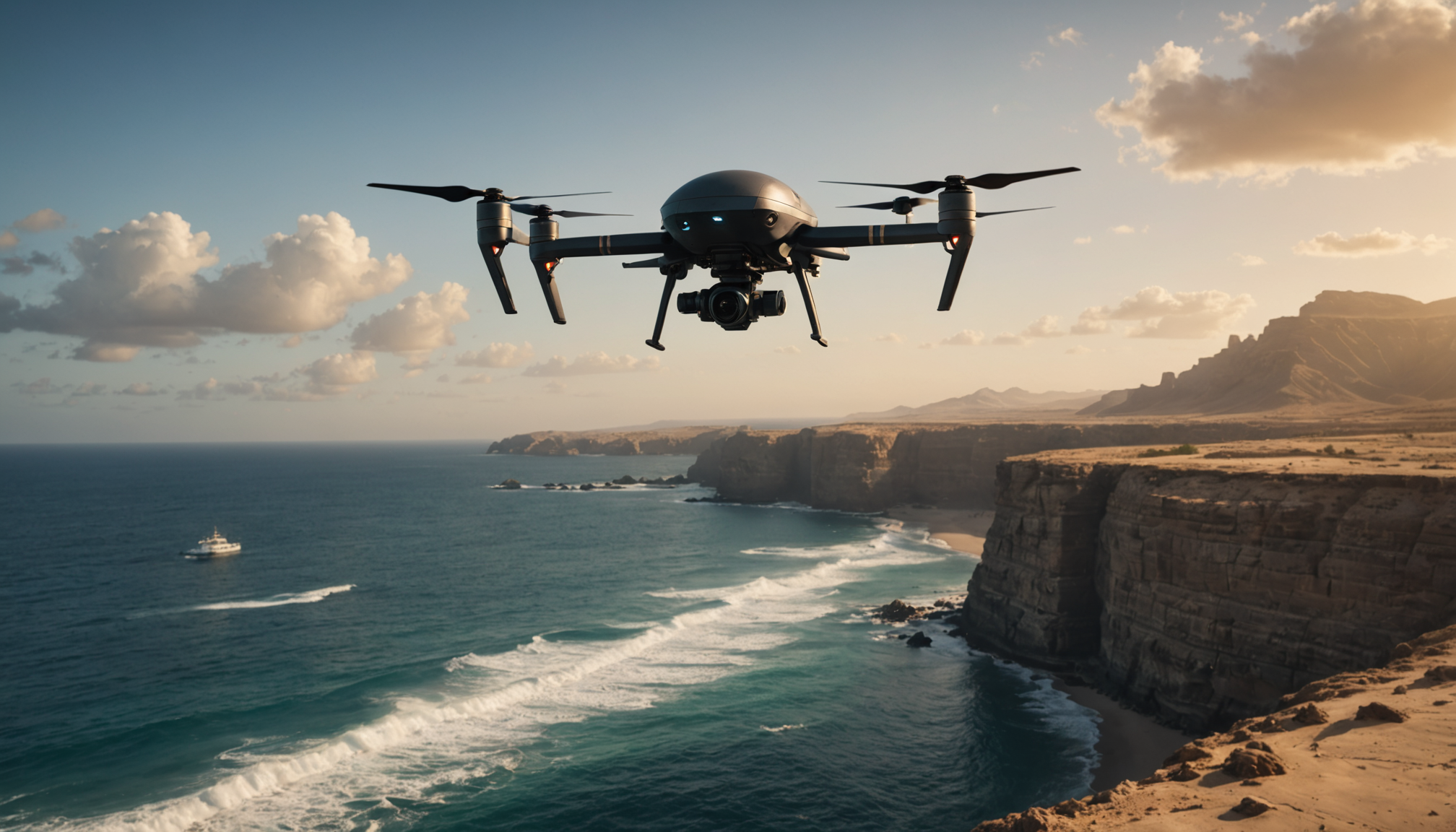 un drone américain a filmé un engin volant non identifié au large des côtes du yémen, suscitant des interrogations sur son origine et sa mission.