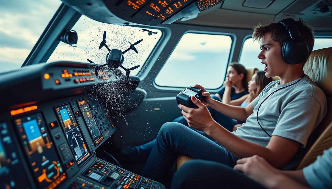 un joueur imprudent provoque la chute d'un drone dji mini dans un avion en vol, entraînant une sanction record de 156 000 $ et une condamnation à de la prison. découvrez les détails et les conséquences de cette affaire choc pour les amateurs de drones.