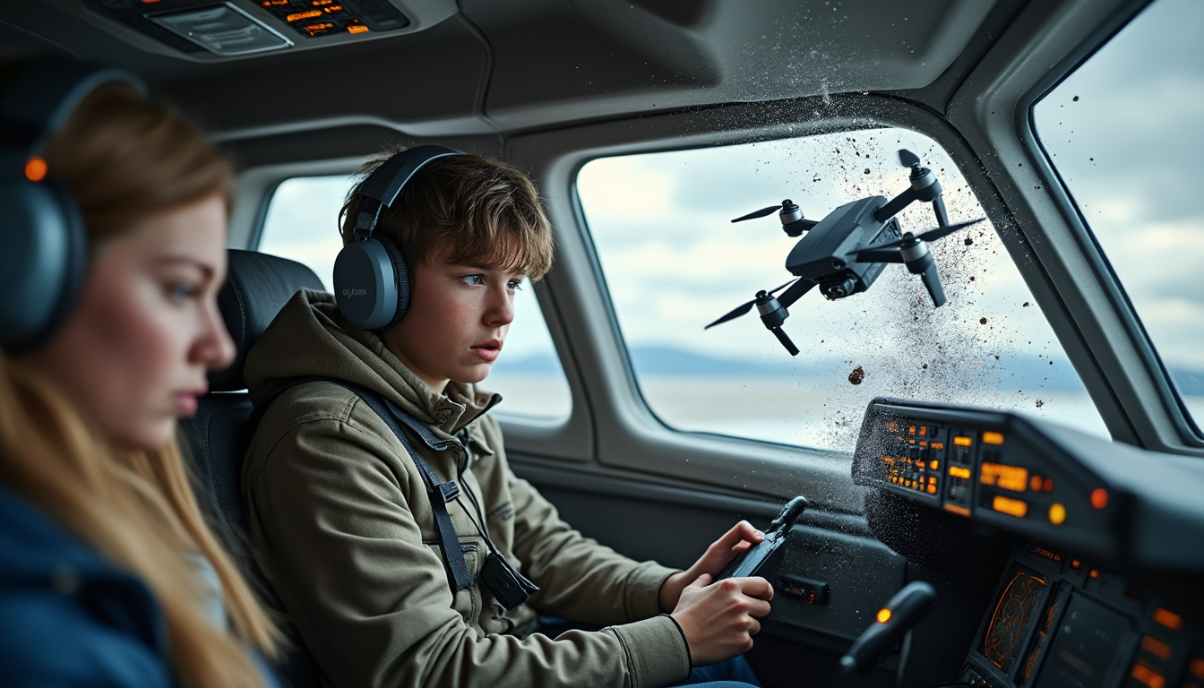 un gamer fait s'écraser un drone dji mini dans un avion, provoquant sanctions : 156 000 $ d'amende et prison. découvrez les détails de cette affaire choquante et ses conséquences judiciaires.