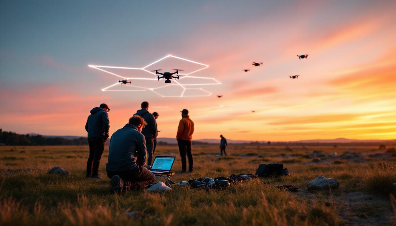 découvrez comment ce couple a révolutionné leur célébration en remplaçant les feux d’artifice traditionnels par un spectacle de drones lumineux : un résultat féérique, écoresponsable et inoubliable !