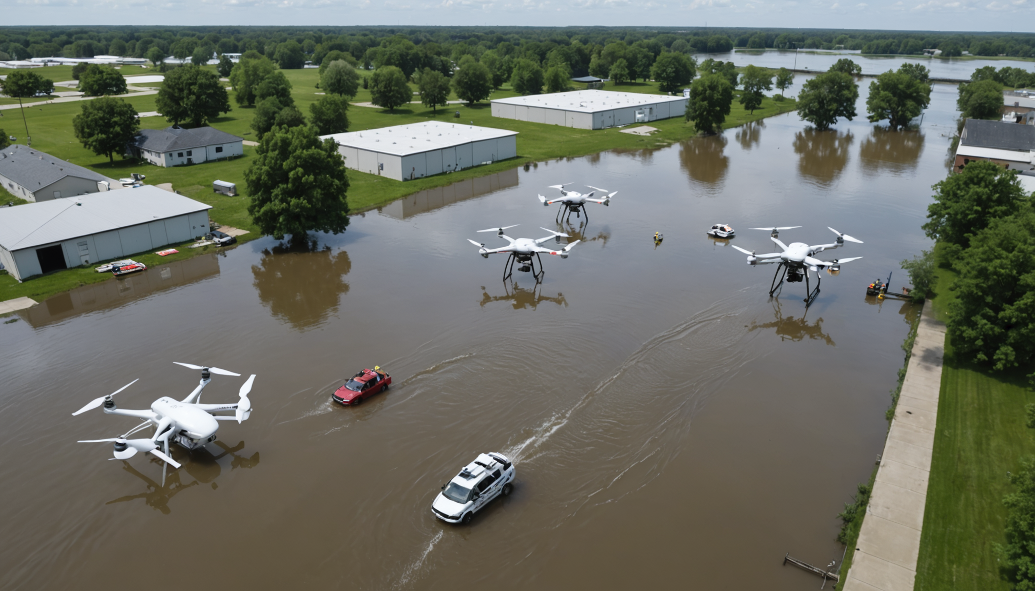 découvrez comment les drones révolutionnent la gestion des inondations en facilitant la surveillance en temps réel, l'analyse des risques et les interventions rapides pour prévenir les dégâts et protéger les populations.