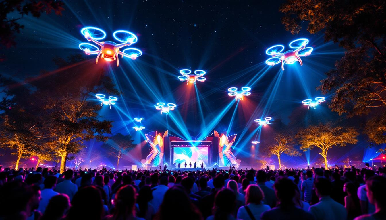 découvrez comment les drones, la lumière et la musique s’associent pour offrir des expériences immersives innovantes et tendances. plongez dans l’univers fascinant de ces spectacles sensoriels qui transforment l’art et l’événementiel.
