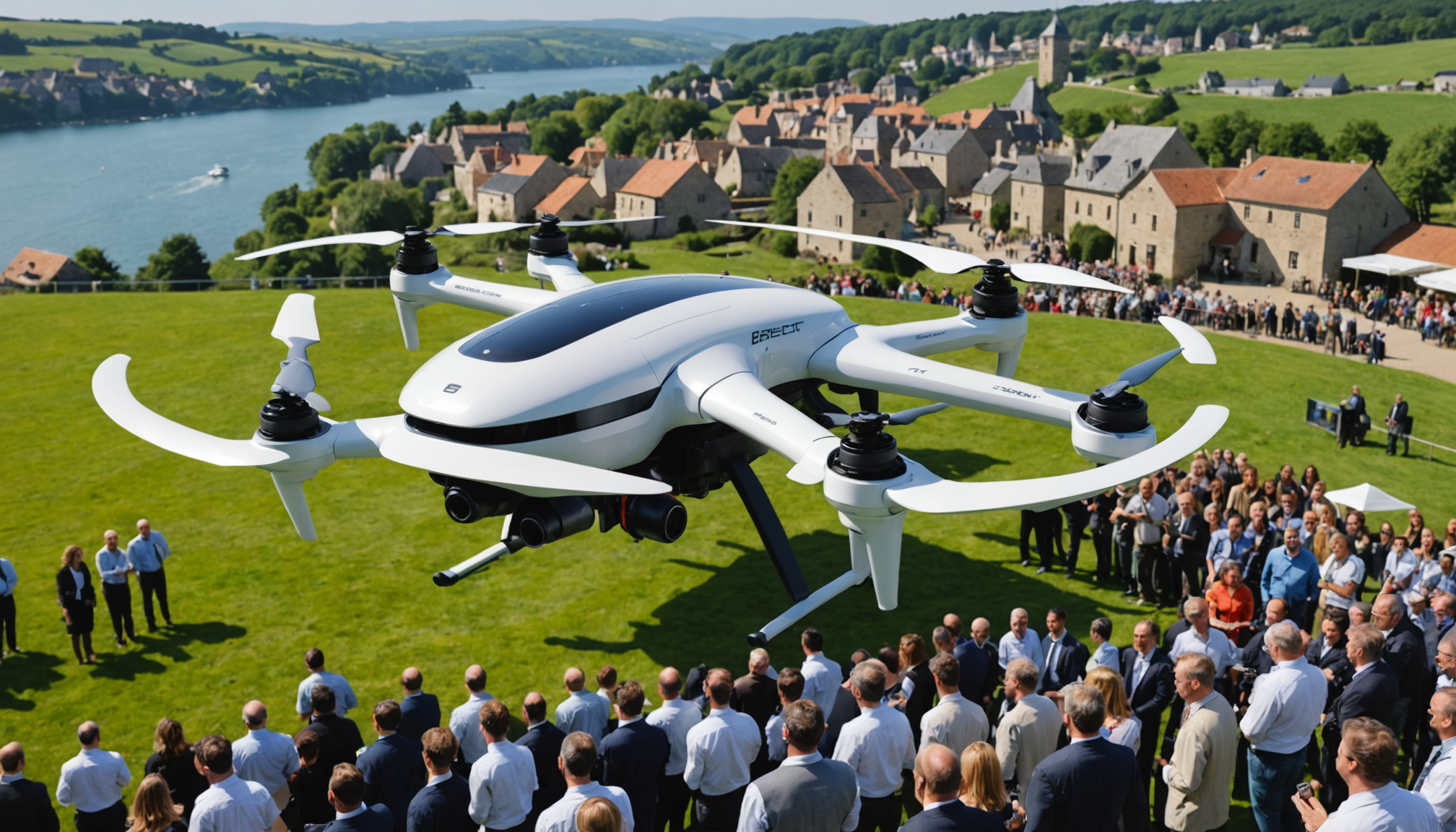 découvrez un drone électrique innovant présenté lors de l'open de l'industrie en bretagne, conçu pour révolutionner le transport grâce à ses performances et ses technologies de pointe.