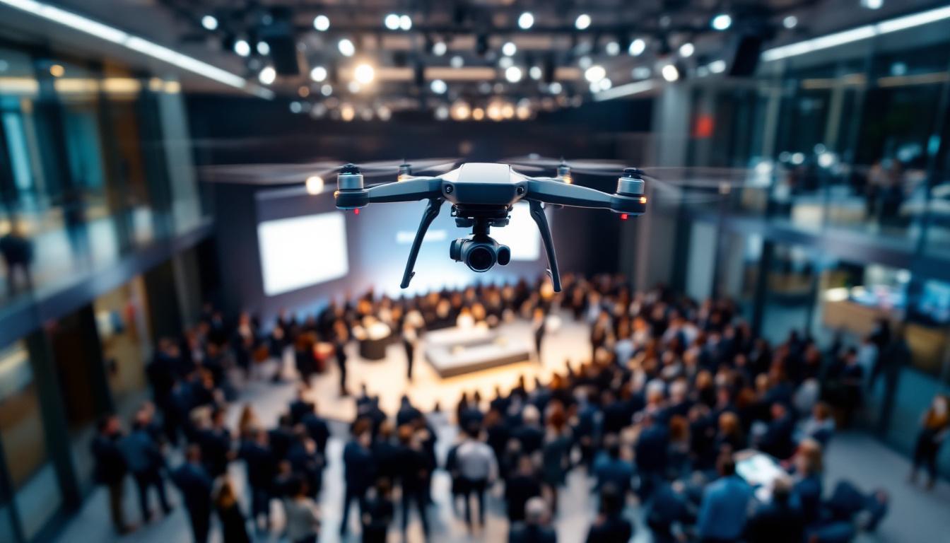découvrez comment un drone peut transformer votre événement d’entreprise en une expérience inoubliable grâce à des animations spectaculaires, des prises de vues aériennes et des solutions innovantes pour épater vos invités.