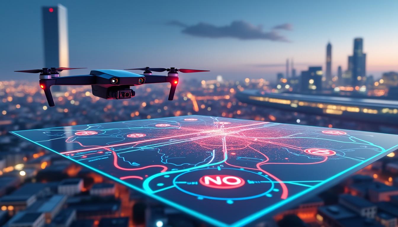 découvrez les règles essentielles sur les zones interdites de vol pour drones et assurez-vous de piloter en conformité avec la réglementation en vigueur.