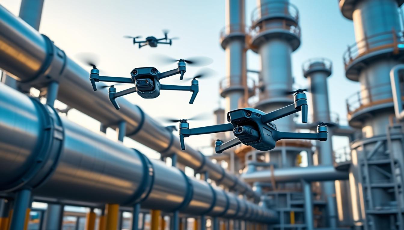 découvrez comment les drones révolutionnent les inspections industrielles en alliant efficacité et sécurité pour optimiser la maintenance et réduire les risques.