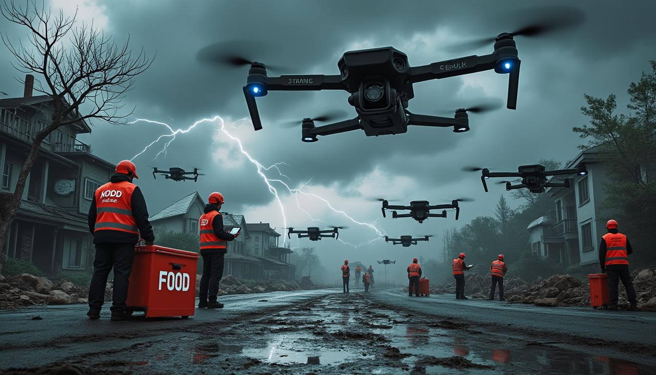 Les drones dans la gestion des catastrophes naturelles