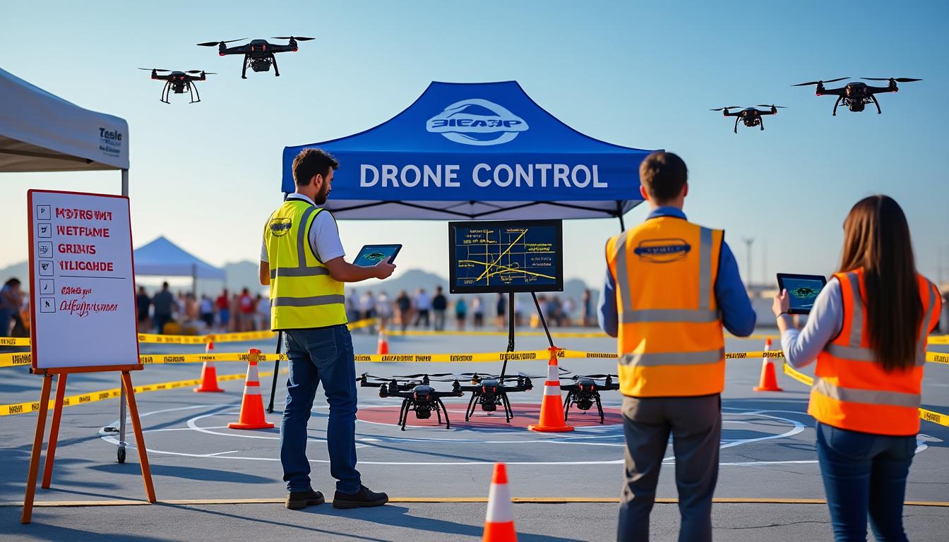 découvrez les responsabilités clés des organisateurs lors d'événements avec drones pour assurer sécurité, conformité et succès de votre manifestation.