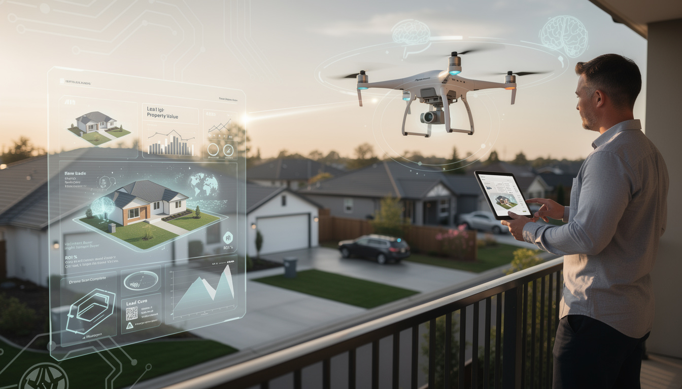 découvrez comment les drones révolutionnent le secteur immobilier grâce aux visites virtuelles immersives et aux inspections précises, facilitant l'achat et la gestion des biens.