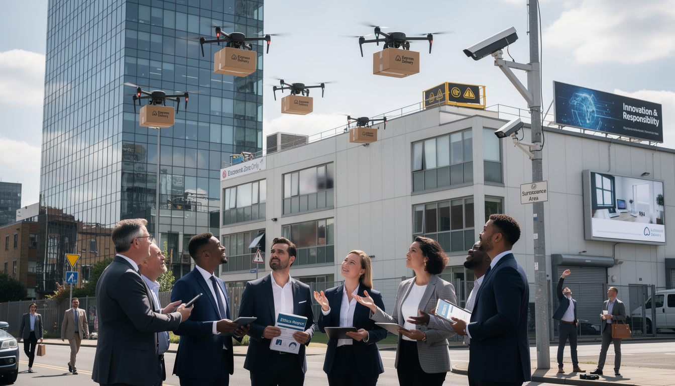Quels sont les défis éthiques liés à l’utilisation croissante des drones dans les entreprises ?