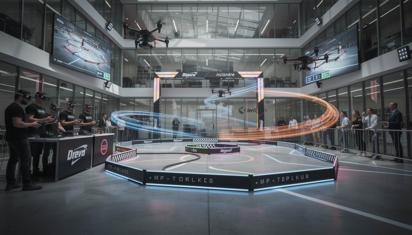 découvrez les courses de drones fpv en entreprise, une expérience unique où la vitesse et la télémétrie renforcent la cohésion et l'adrénaline des équipes.