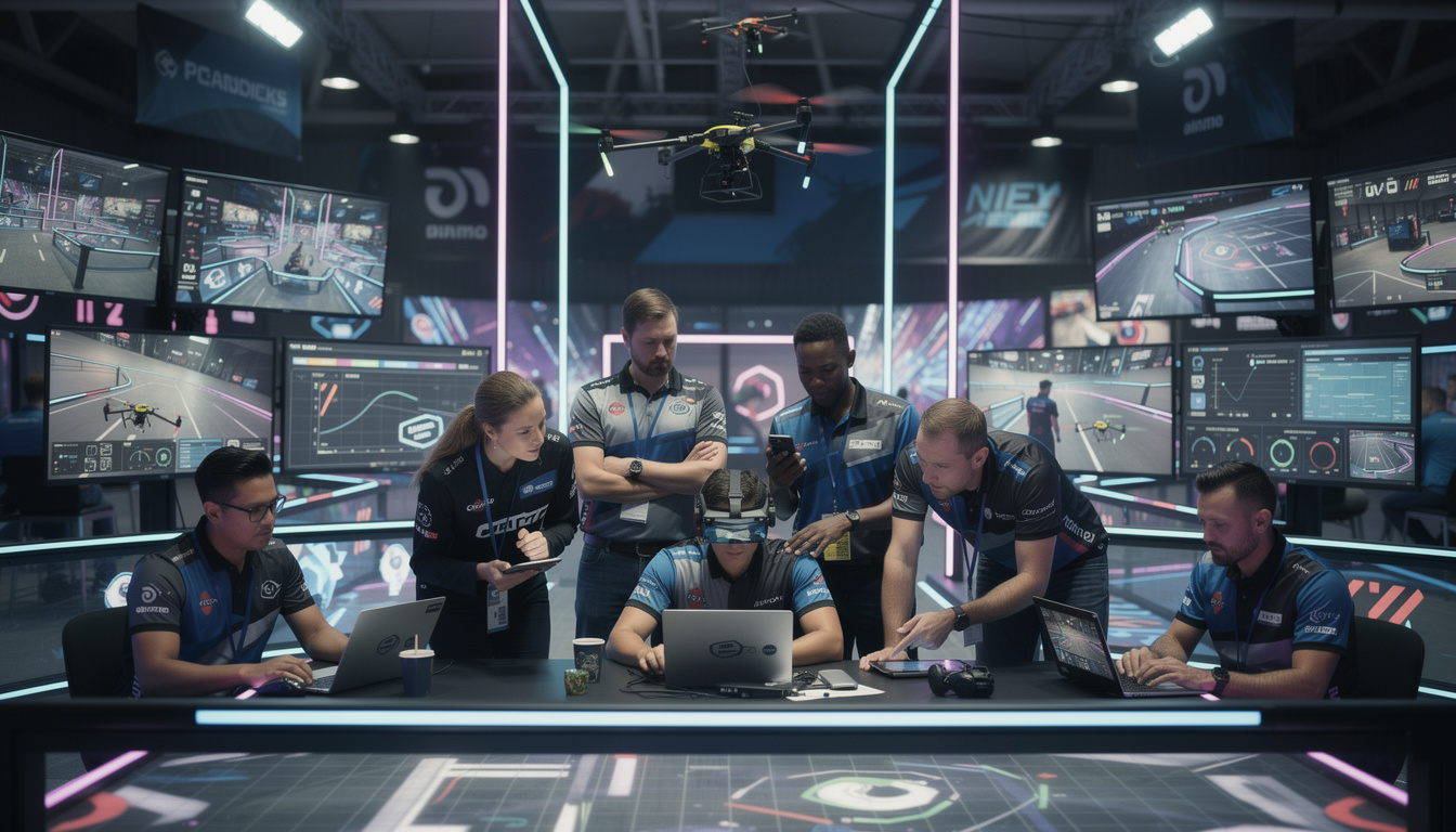 découvrez comment les courses de drones fpv en entreprise allient vitesse et télémétrie pour stimuler l'adrénaline et renforcer la cohésion des équipes.