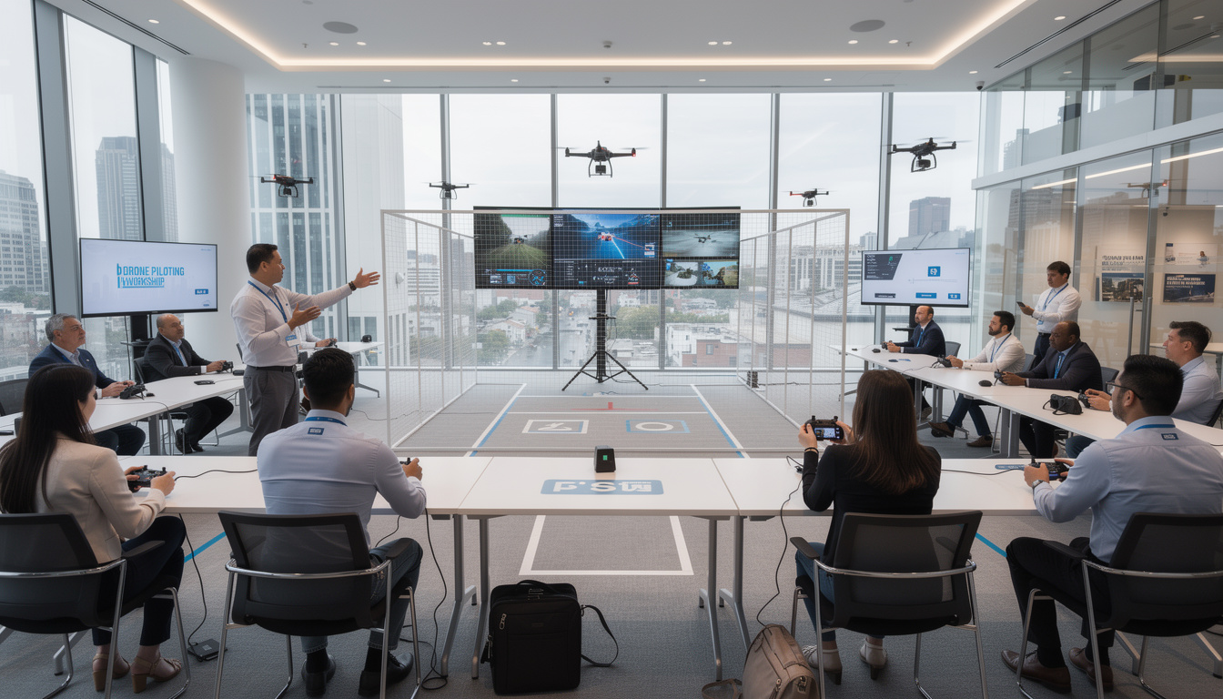 découvrez le pilotage de drone en intérieur, une animation high-tech sécurisée et captivante qui dynamise vos séminaires avec innovation et sécurité.